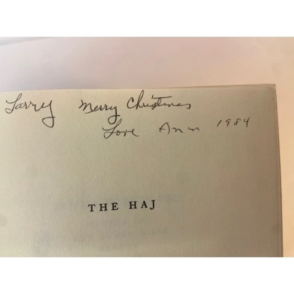 The Haj by Leon Uris 1984 First Edition Hardcover Novel Middle East History